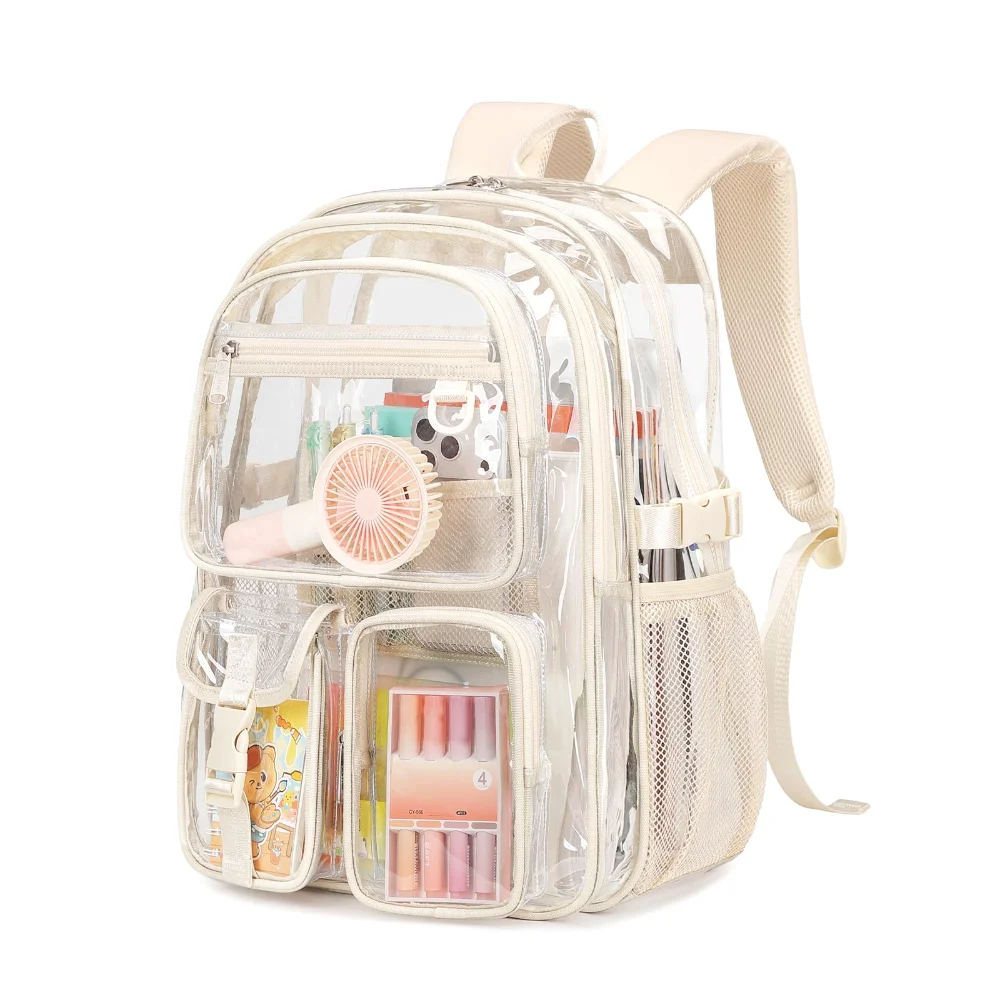 abshoo Multi-Pocket Clear Backpack